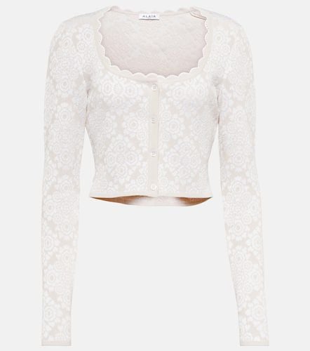 AlaÃ¯a Floral cardigan - Alaia - Modalova