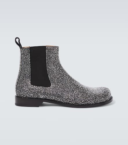 Chelsea Boots Campo aus Leder mit Kristallen - Loewe - Modalova