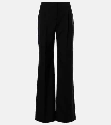 High-rise wool wide-leg pants - Alexander McQueen - Modalova