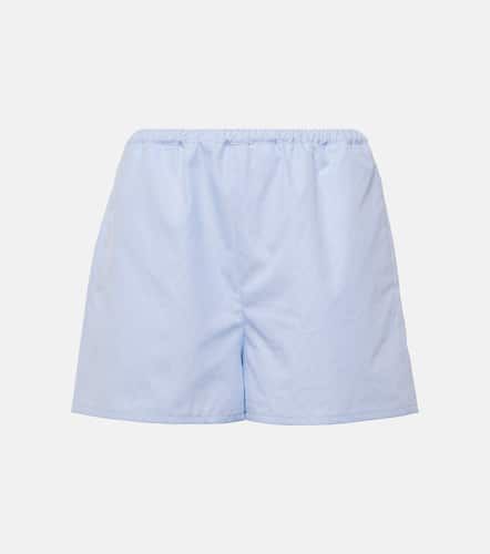 Pinstripe cotton jacquard shorts - Gucci - Modalova