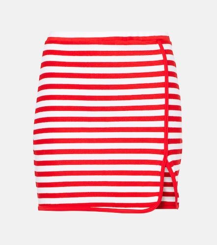 Jade Swim Striped terry miniskirt - Jade Swim - Modalova