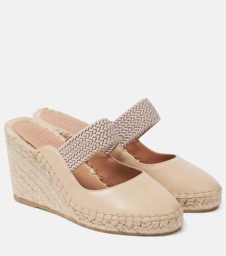 Espadrillas Siena 70 in pelle con zeppa - Malone Souliers - Modalova