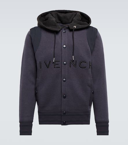 Chaqueta varsity de lana con capucha - Givenchy - Modalova