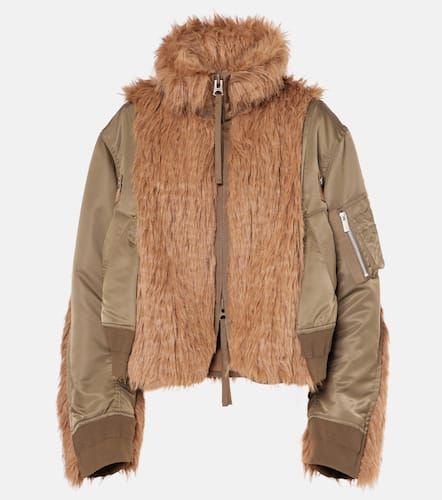 Sacai Jacke mit Faux Fur - Sacai - Modalova