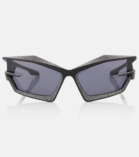 Giv Cut crystal-embellished shield sunglasses - Givenchy - Modalova
