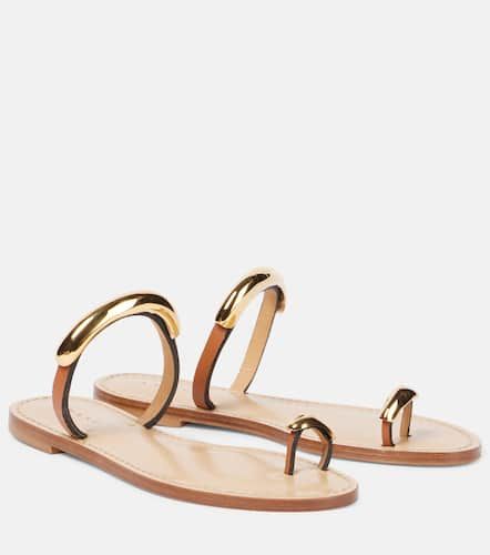 Verzierte Sandalen Samburu aus Leder - Amanu - Modalova