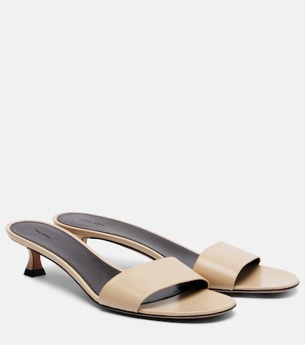 The Row Combo leather slides - The Row - Modalova