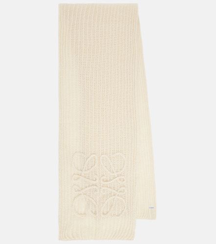 Anagram open-knit mohair-blend scarf - Loewe - Modalova