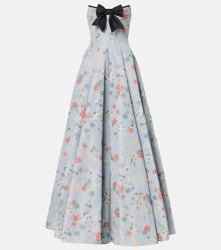 Laila floral panelled gown - Markarian - Modalova