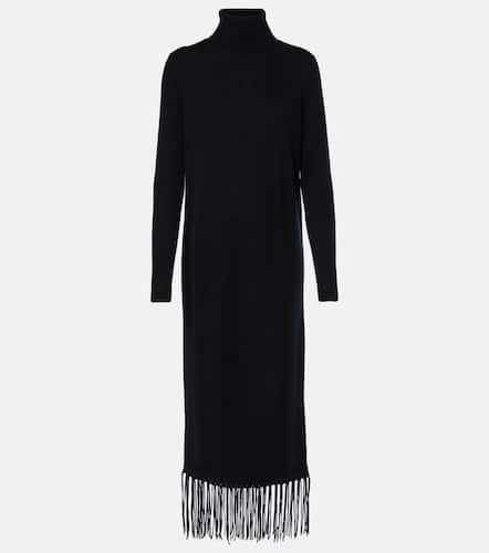 Fringed wool and cashmere sweater dress - Jardin des Orangers - Modalova