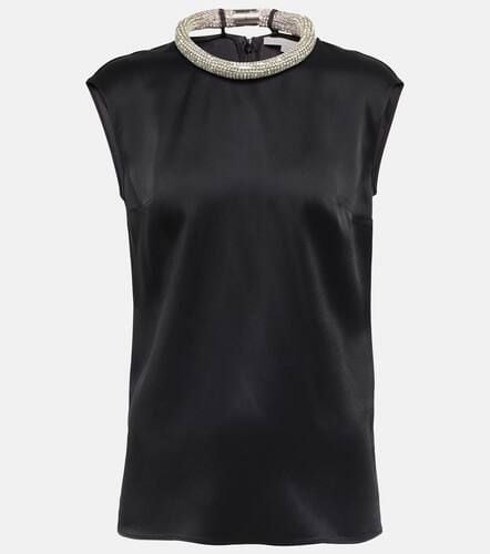 Top de satén adornado - Stella McCartney - Modalova