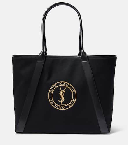 Rive Gauche embroidered canvas tote bag - Saint Laurent - Modalova