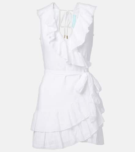 Molly open-back cotton wrap dress - Melissa Odabash - Modalova