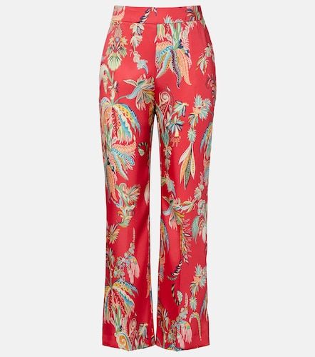 Etro Printed twill straight pants - Etro - Modalova