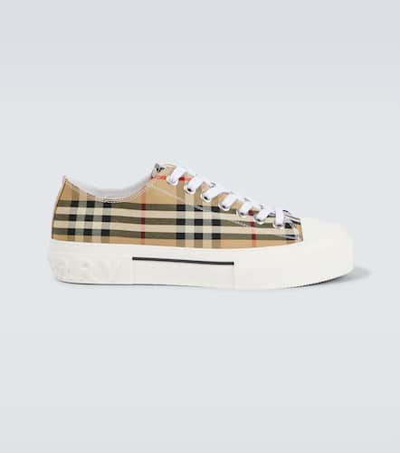 Zapatillas de lona con Check - Burberry - Modalova