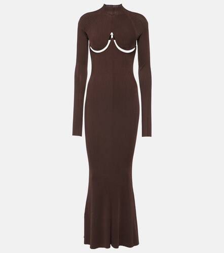 Double Underwire ribbed-knit maxi dress - Dion Lee - Modalova