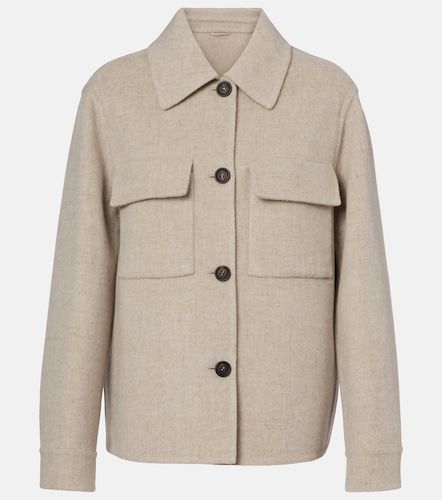 Wool and cashmere overshirt - Brunello Cucinelli - Modalova