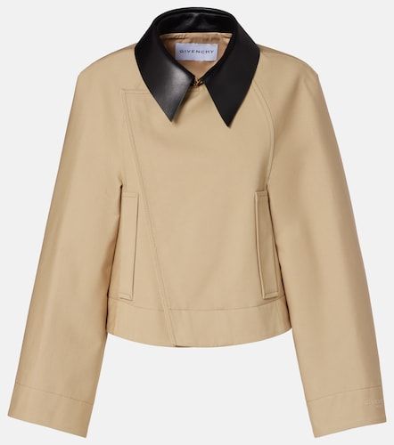 Cropped cotton and wool jacket - Givenchy - Modalova
