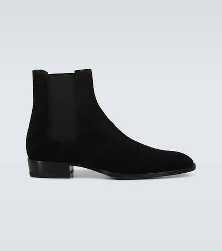 Wyatt suede Chelsea boots - Saint Laurent - Modalova