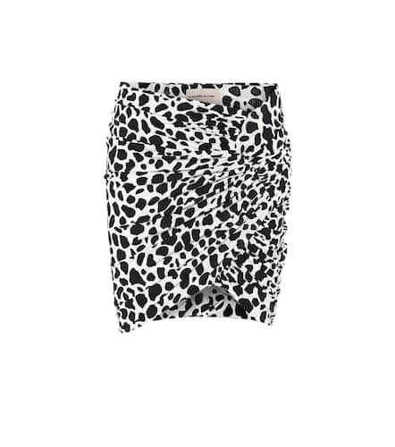 Animal-print stretch-jersey miniskirt - Alexandre Vauthier - Modalova