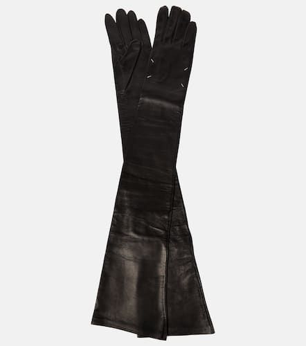 Guantes largos de piel - Maison Margiela - Modalova