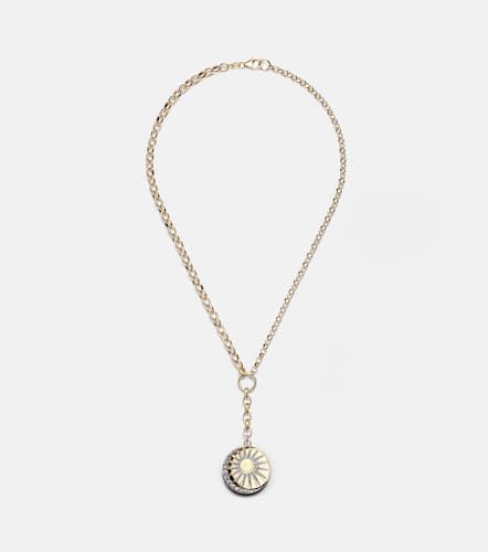 Balance 18kt necklace with diamonds - Foundrae - Modalova