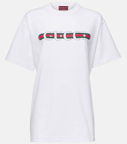 Gucci T-shirt en coton à logo - Gucci - Modalova