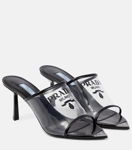 Prada Logo PVC mules - Prada - Modalova