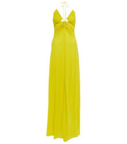 Halterneck cutout jersey maxi dress - Etro - Modalova