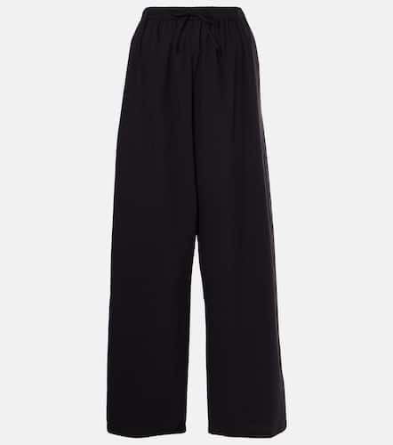 Hubert cotton wide-leg pants - The Row - Modalova