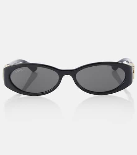 Gafas de sol Interlocking G ovaladas - Gucci - Modalova