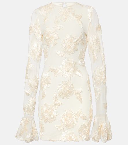 Bridal Rosita floral-appliquÃ© mesh minidress - Rotate - Modalova