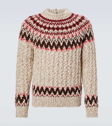 Jacquard wool-blend sweater - Moncler Grenoble - Modalova