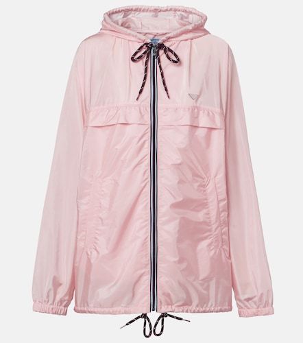 Giacca in Re-Nylon con cappuccio - Prada - Modalova
