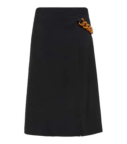 Chain-trimmed midi skirt - Stella McCartney - Modalova