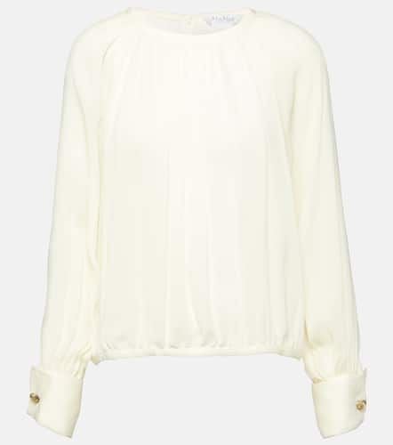 Max Mara Narvel silk crêpe top - Max Mara - Modalova