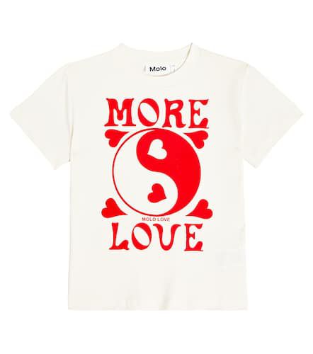 T-shirt Roxo in cotone con stampa - Molo - Modalova