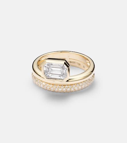 Ring aus 18kt Gelbgold mit Diamanten - Shay Jewelry - Modalova