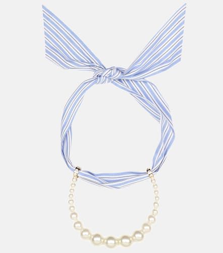 Miu Miu Faux-pearl scarf necklace - Miu Miu - Modalova