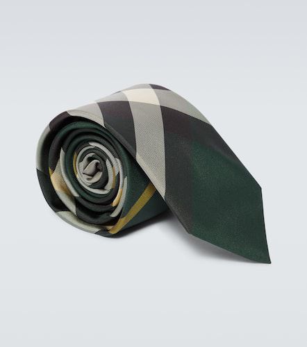 Burberry Corbata de seda a cuadros - Burberry - Modalova