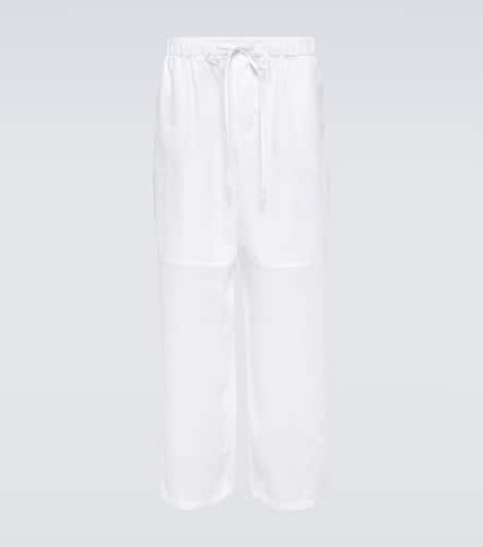 Paula's Ibiza wide-leg linen pants - Loewe - Modalova