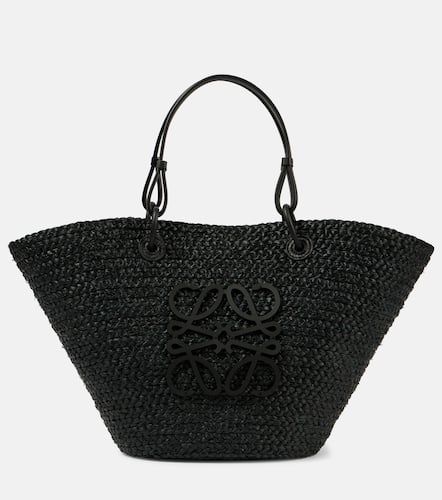 Medium Anagram raffia basket bag - Loewe - Modalova