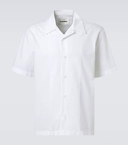 Camicia in popeline di cotone a quadri - Jil Sander - Modalova