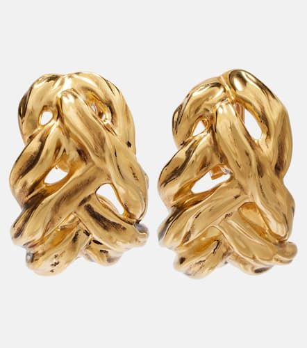 Wheat Chain clip-on earrings - Saint Laurent - Modalova