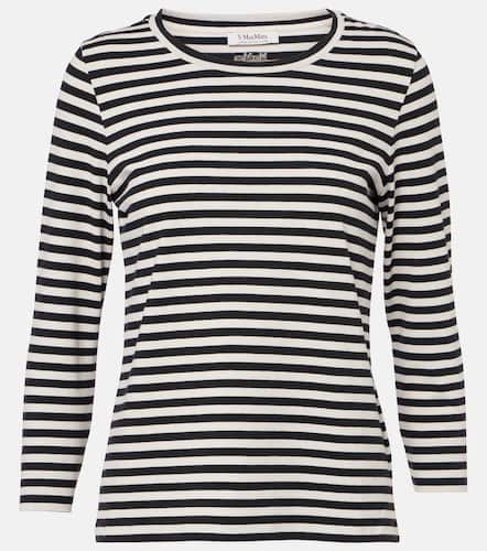 Durata striped cotton-blend T-shirt - 'S Max Mara - Modalova