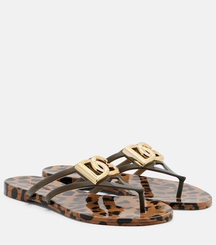 Sandalias estampadas con DG - Dolce&Gabbana - Modalova