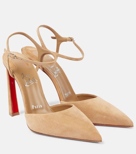 Condora Riviera 100 suede slingback pumps - Christian Louboutin - Modalova