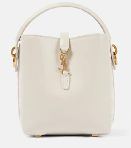 Le 37 Mini leather bucket bag - Saint Laurent - Modalova