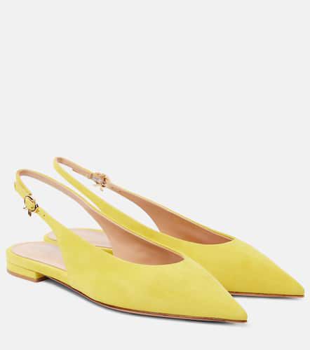 Slingback-Ballerinas aus Veloursleder - Gianvito Rossi - Modalova