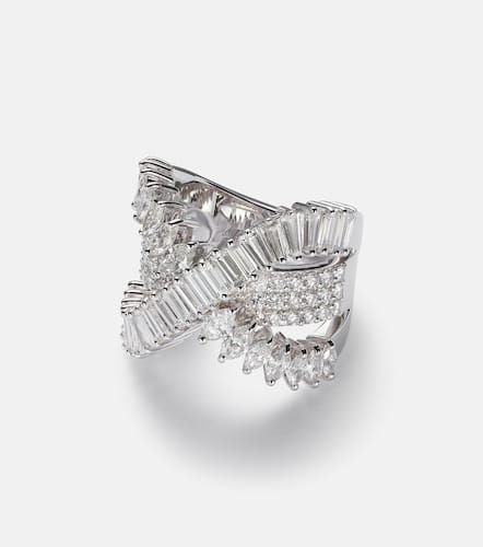 Y-Not 18kt white gold ring with diamonds - Yeprem - Modalova